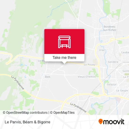 Le Parvis map