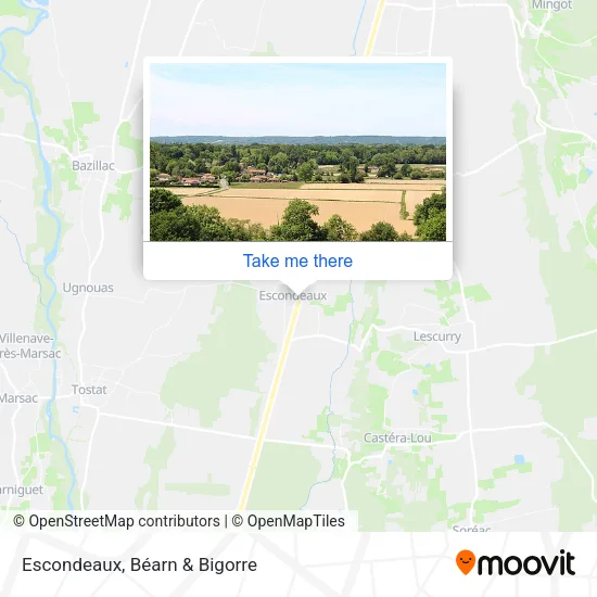 Escondeaux map