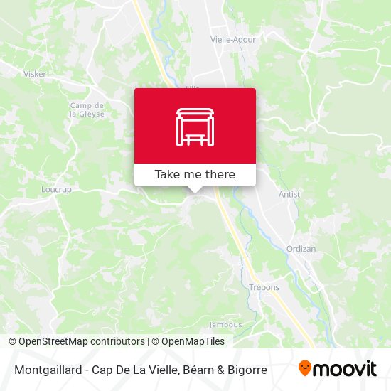 Montgaillard - Cap De La Vielle map