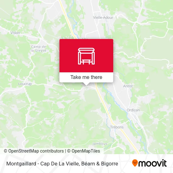 Montgaillard - Cap De La Vielle map