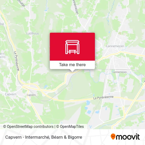 Capvern - Intermarché map