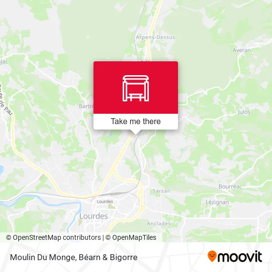 Mapa Moulin Du Monge