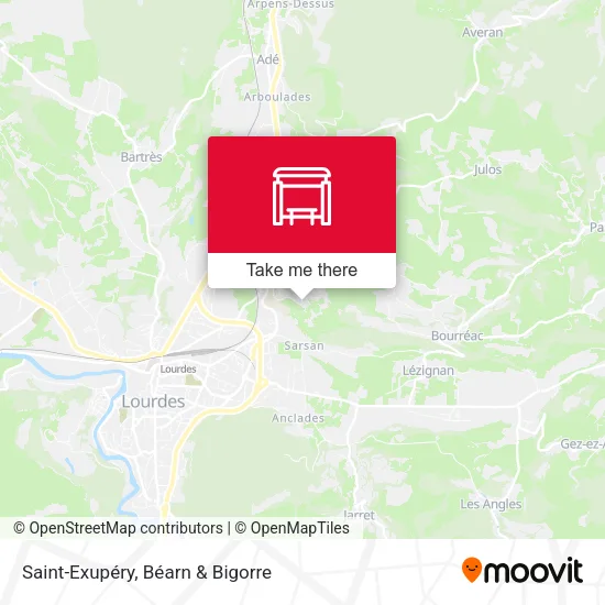 Mapa Saint-Exupéry