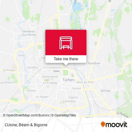 L'Usine map