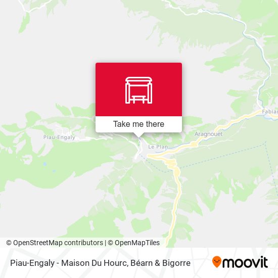 Piau-Engaly - Maison Du Hourc map