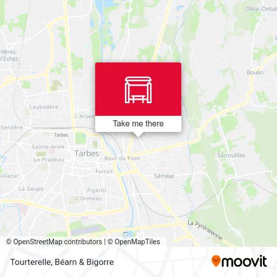 Tourterelle map