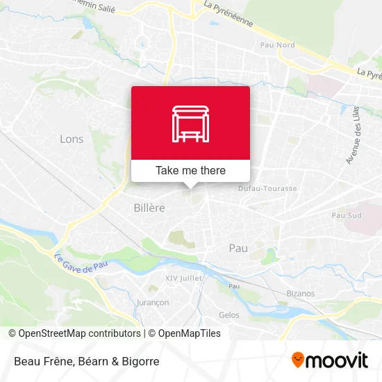 Beau Frêne map