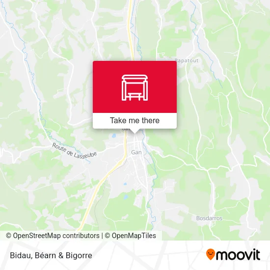 Bidau map
