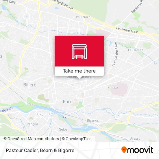 Pasteur Cadier map