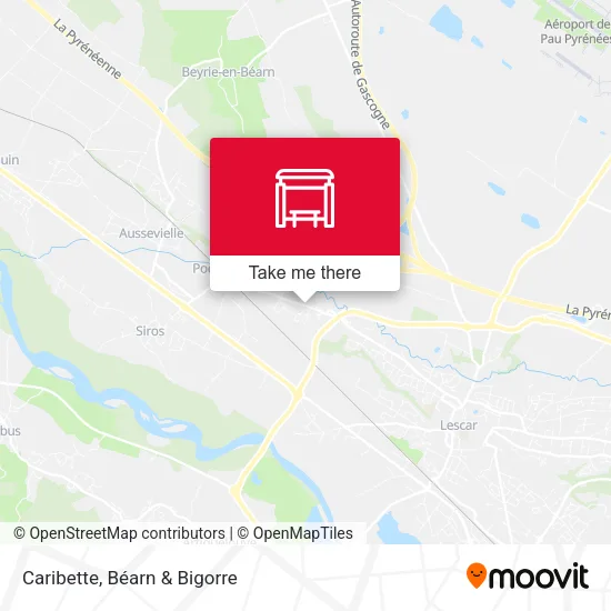 Caribette map