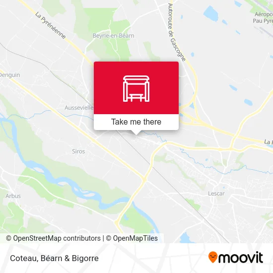 Coteau map