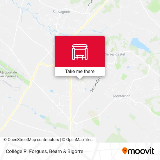 Collège R. Forgues map