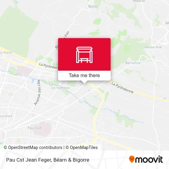 Pau Cst Jean Feger map