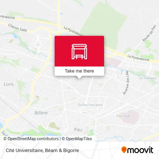 Cité Universitaire map