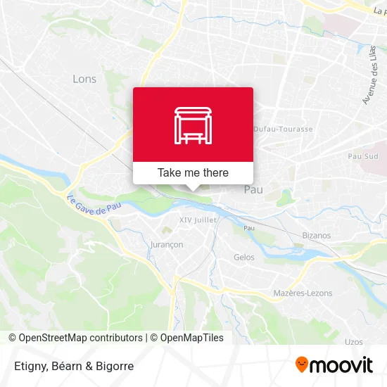 Etigny map