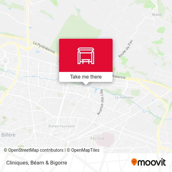 Cliniques map