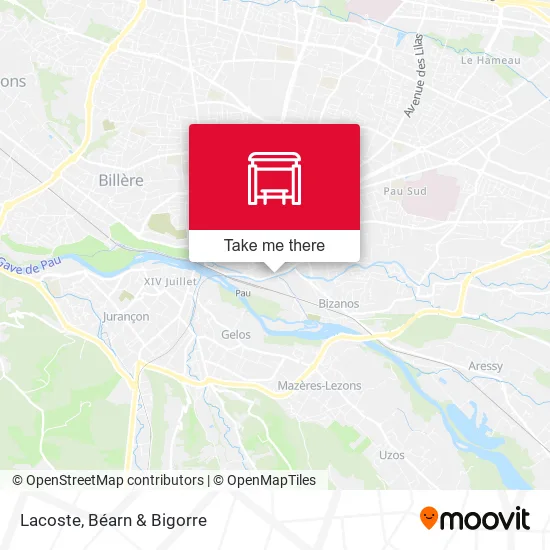 Lacoste map