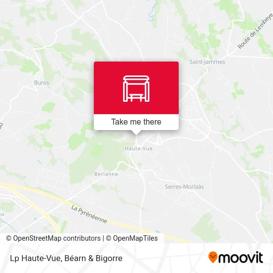 Lp Haute-Vue map