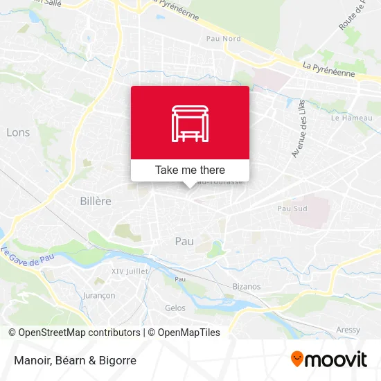 Manoir map