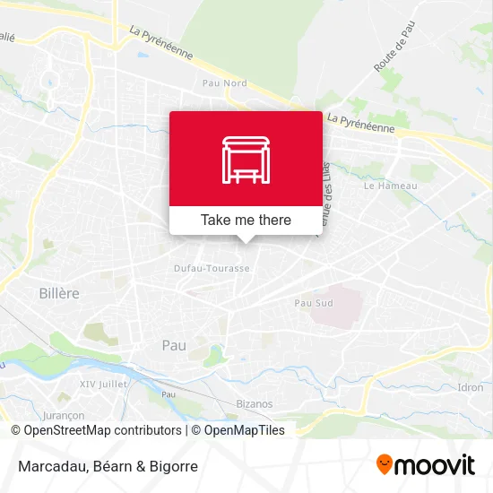 Marcadau map