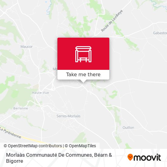 Mapa Morlaàs Communauté De Communes