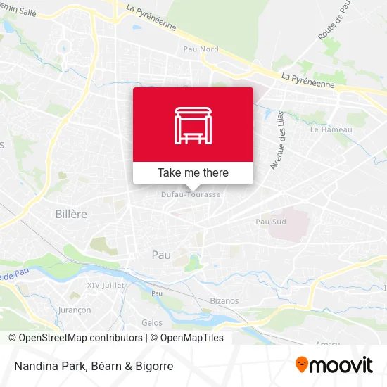 Nandina Park map