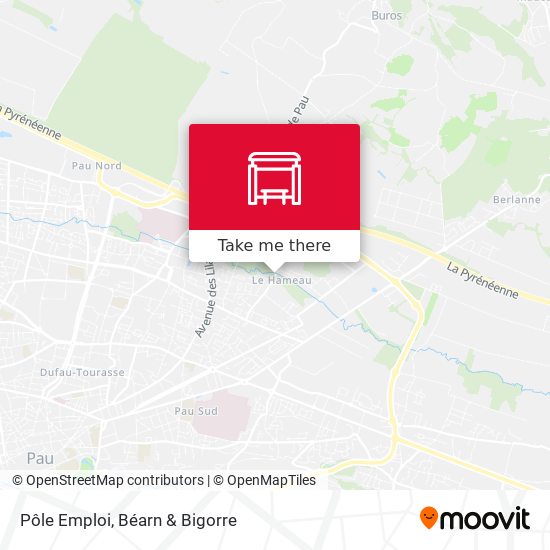 Pôle Emploi map