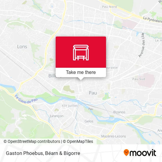 Gaston Phoebus map