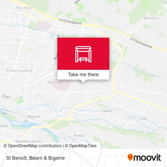 Mapa St Benoît