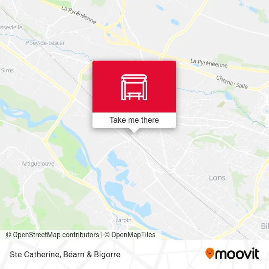 Ste Catherine map