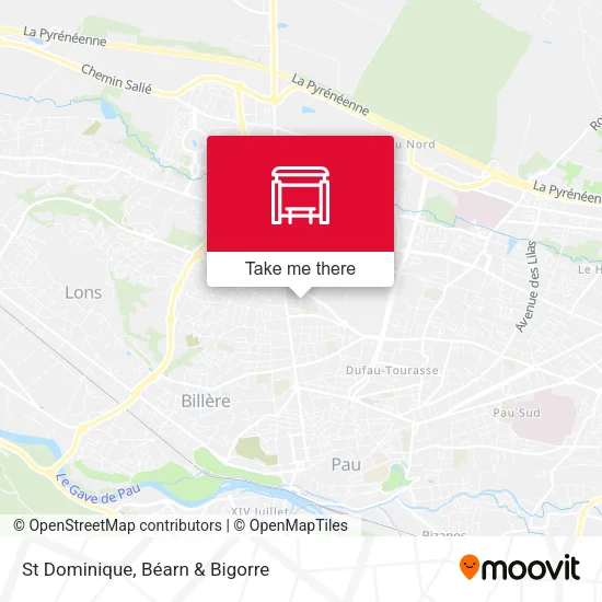 St Dominique map