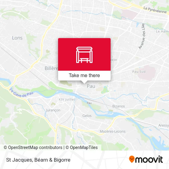 St Jacques map