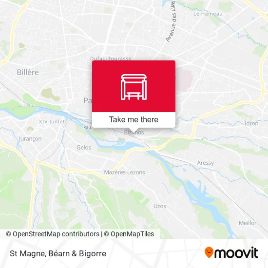 St Magne map