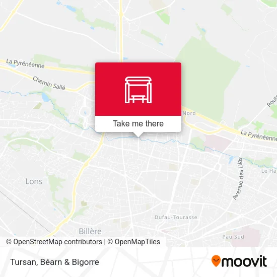 Tursan map