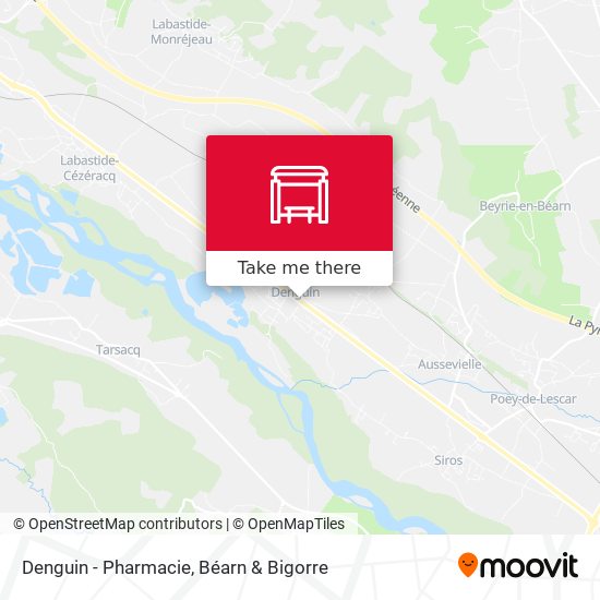 Denguin - Pharmacie map