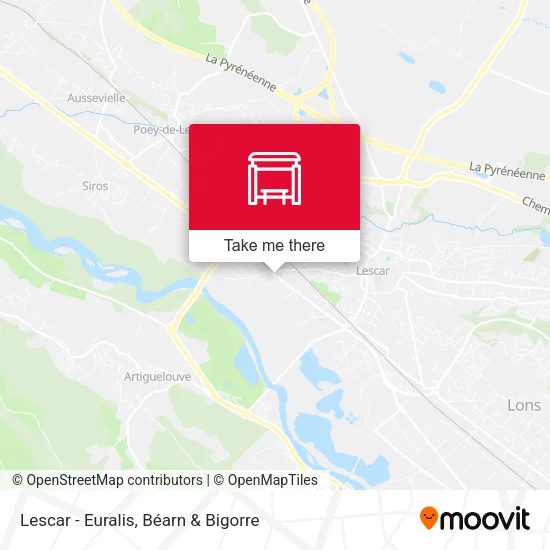 Lescar - Euralis map