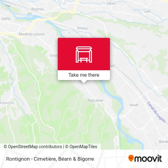 Rontignon - Cimetière map