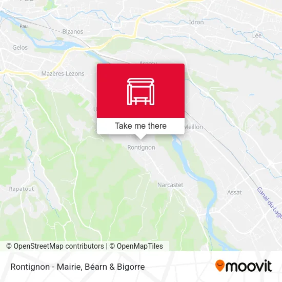 Rontignon - Mairie map