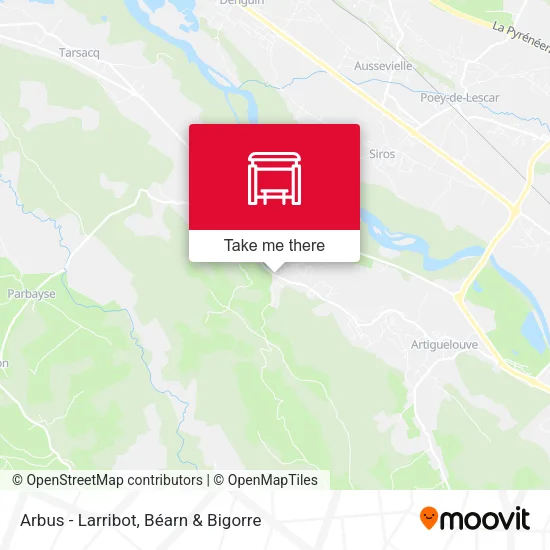 Arbus - Larribot map