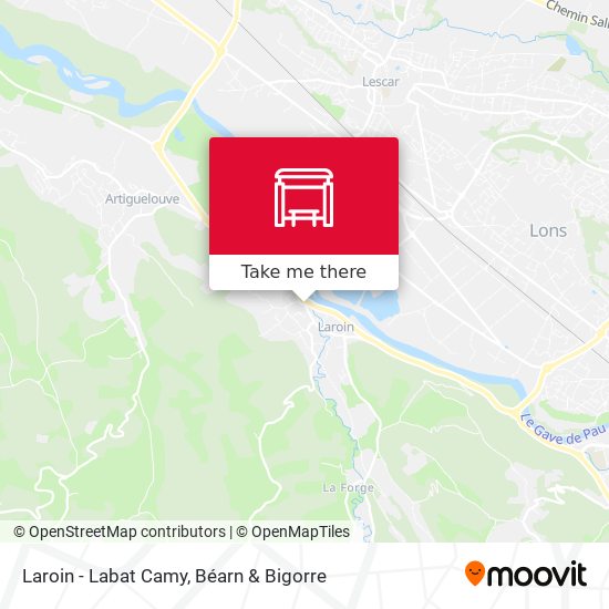 Laroin - Labat Camy map