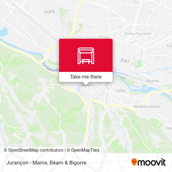 Jurançon - Mairie map