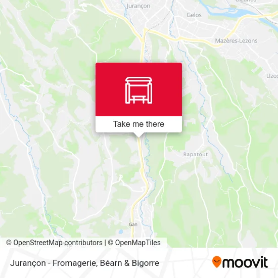 Jurançon - Fromagerie map