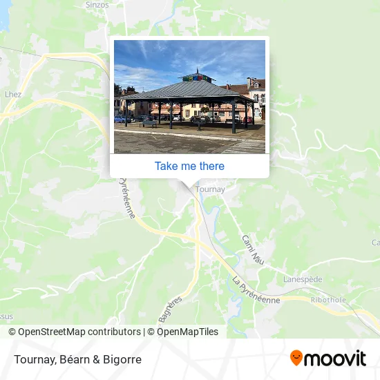 Mapa Tournay