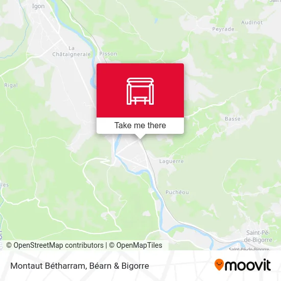 Montaut Bétharram map