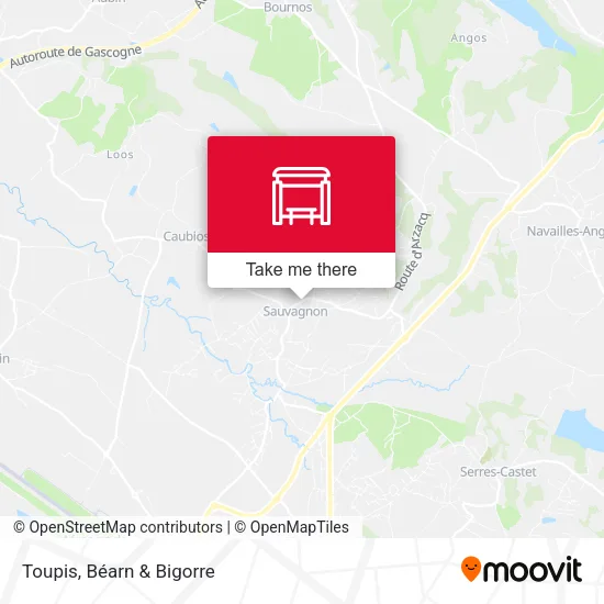 Toupis map