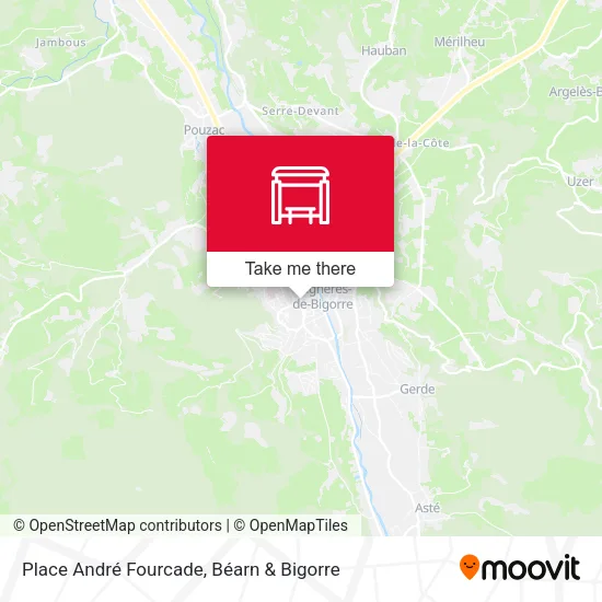 Mapa Place André Fourcade