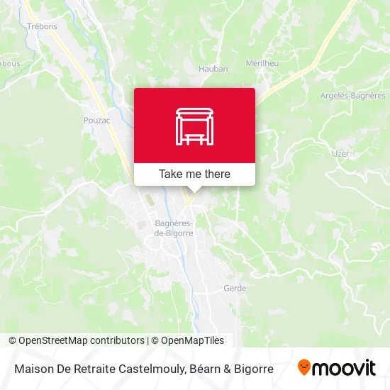 Maison De Retraite Castelmouly map
