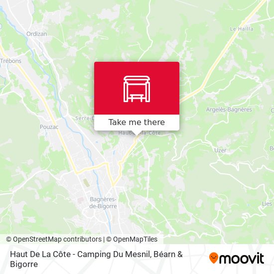 Haut De La Côte - Camping Du Mesnil map