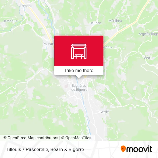 Tilleuls / Passerelle map