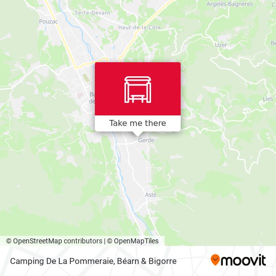 Camping De La Pommeraie map